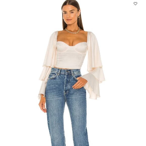 NWT OW Collection Rosie top in pink size medium - Picture 4 of 6